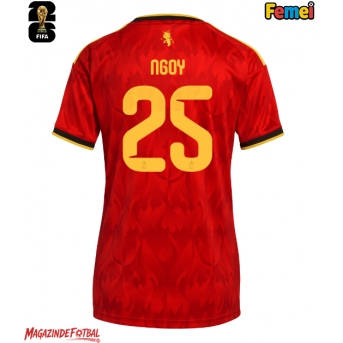 Belgia Nathan Ngoy #25 Echipament de Fotbal Replică Mondial 2026 Femei Acasa